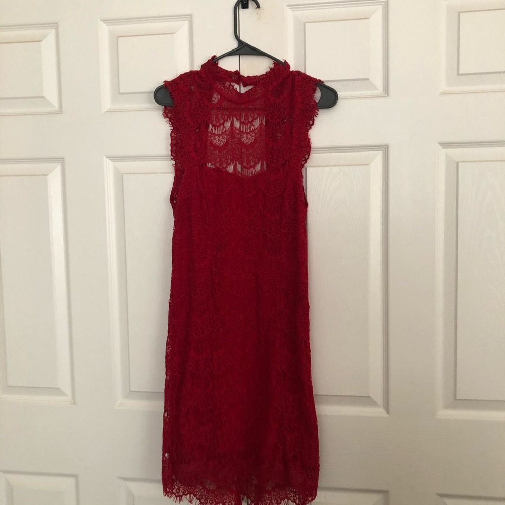 Red Free People dress
